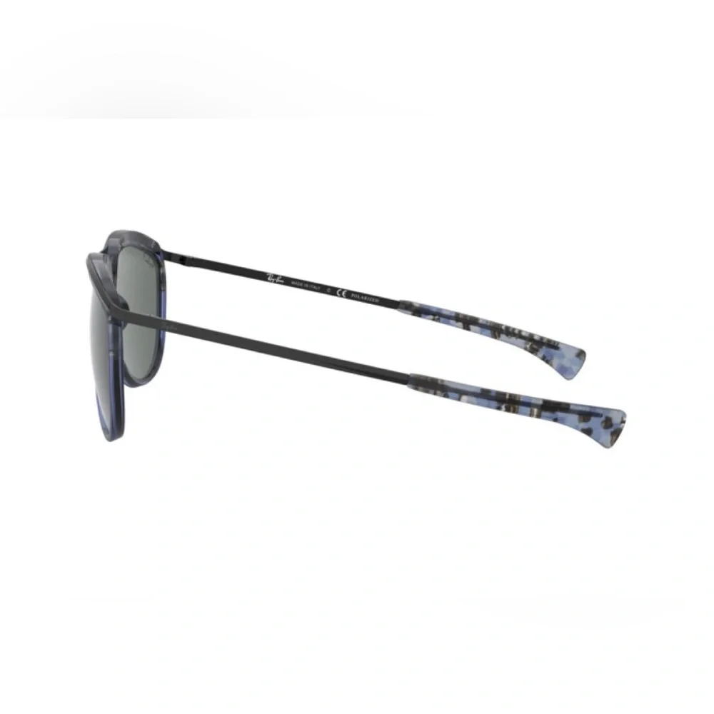 New Olympian Polarized Ray Ban Aviator RB 2219 (128802) Sunglasses 👩‍✈️ 💙